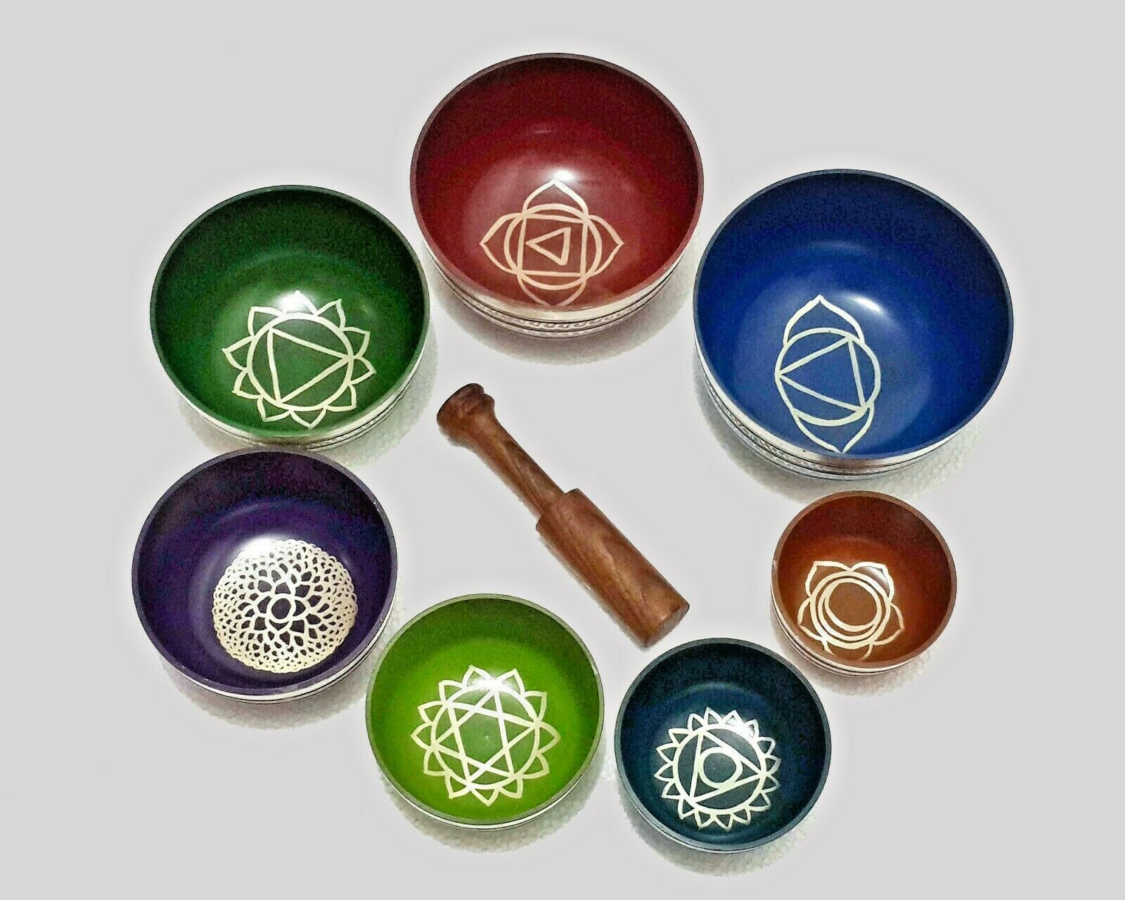 Chakra Singing Bowl Set of Seven – Amazing Resonance Healing Bowl from Nepal